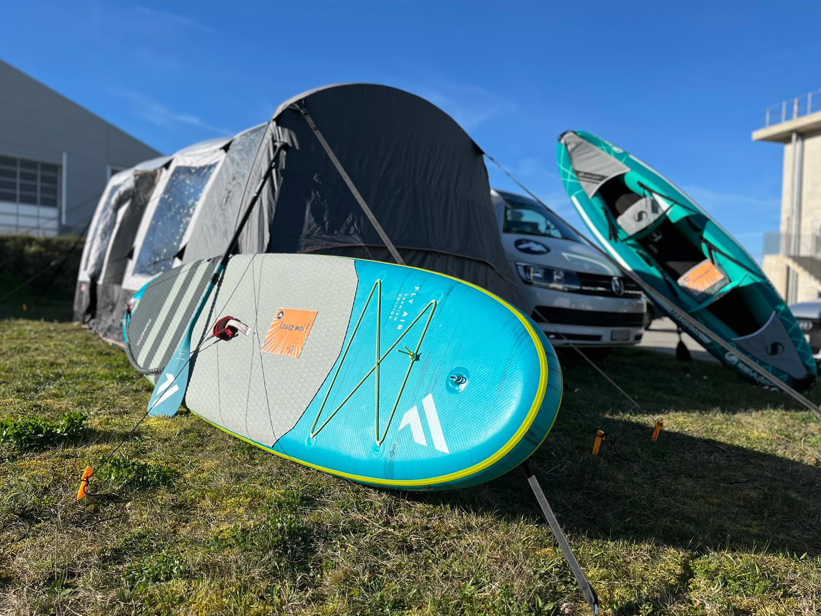 Location de paddle FANATIC et kayak SEVYLOR à LocFactory